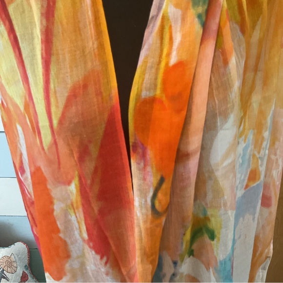 Dupatta Designs Cashmere Wrap.  @20” Wide, @70” Length.  Small Snags See Pics - Picture 2 of 5